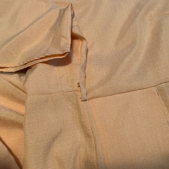 Love Sadie Pale Peach Short Sleeve Wrap Bottom Look Dress Size XL - Picture 6 of 13